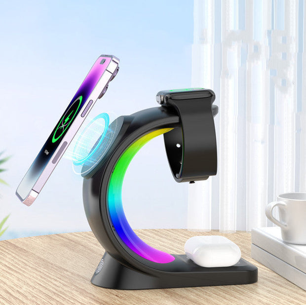 4 In 1 Magnetic Wireless Charger By Maximer